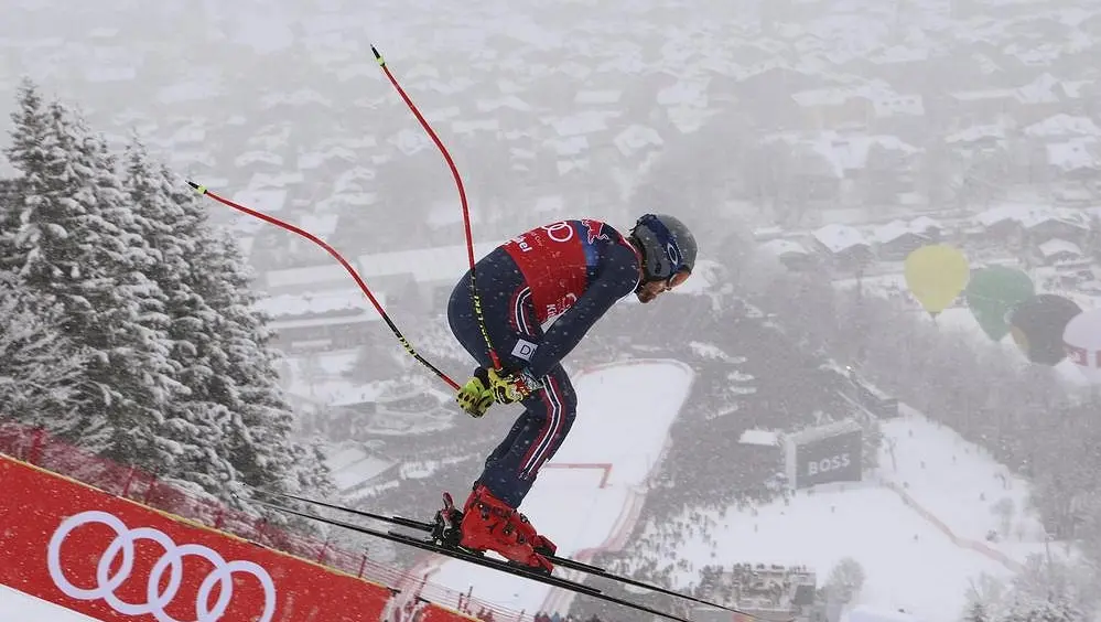 Selv med brukket håndledd gjentok Kilde fjorårets triumf i Kitzbühel