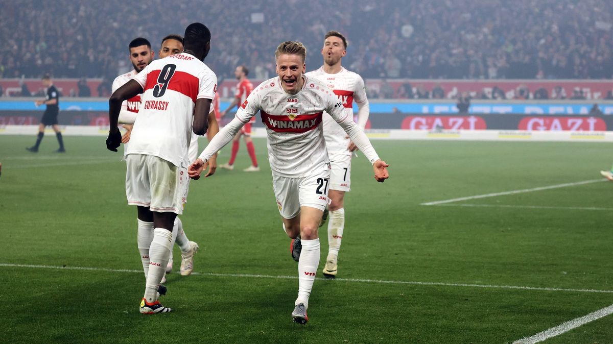 Stuttgart porazil Union Berlín a dál se tlačí na druhý Bayern