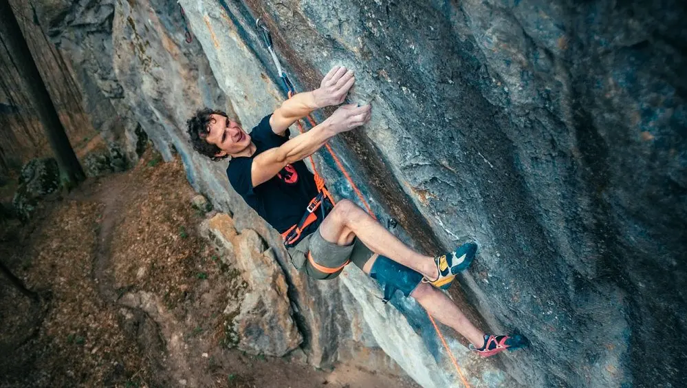 Avliving av dyr.  Ondra klatret den nest vanskeligste ruten i verden i Moravian Karst