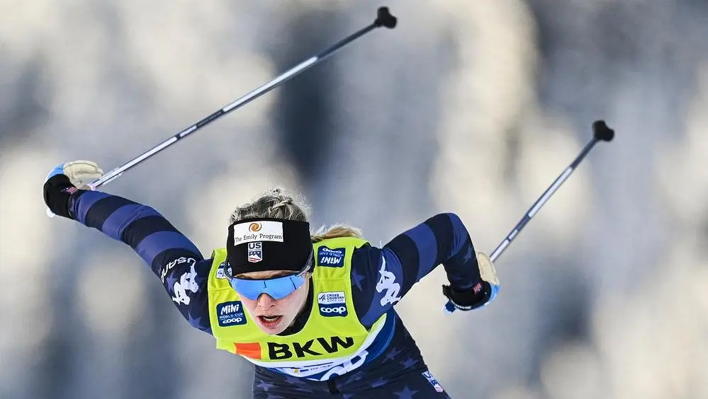 Amerikanske Diggins og nordmennene toppet de 20 beste i Davos