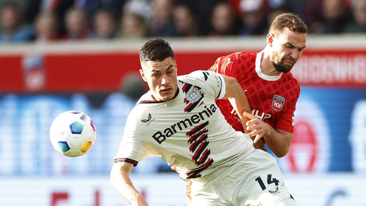 Leverkusen se Schickem v sestavě porazil Heidenheim