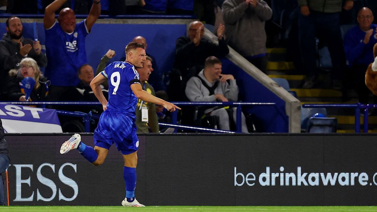 Vardy zpátky na vrcholu. Skóroval a nulou dráždil fanoušky Tottenhamu