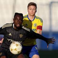 Zlínský kapitán Václav Procházka během utkání s Trnavou.