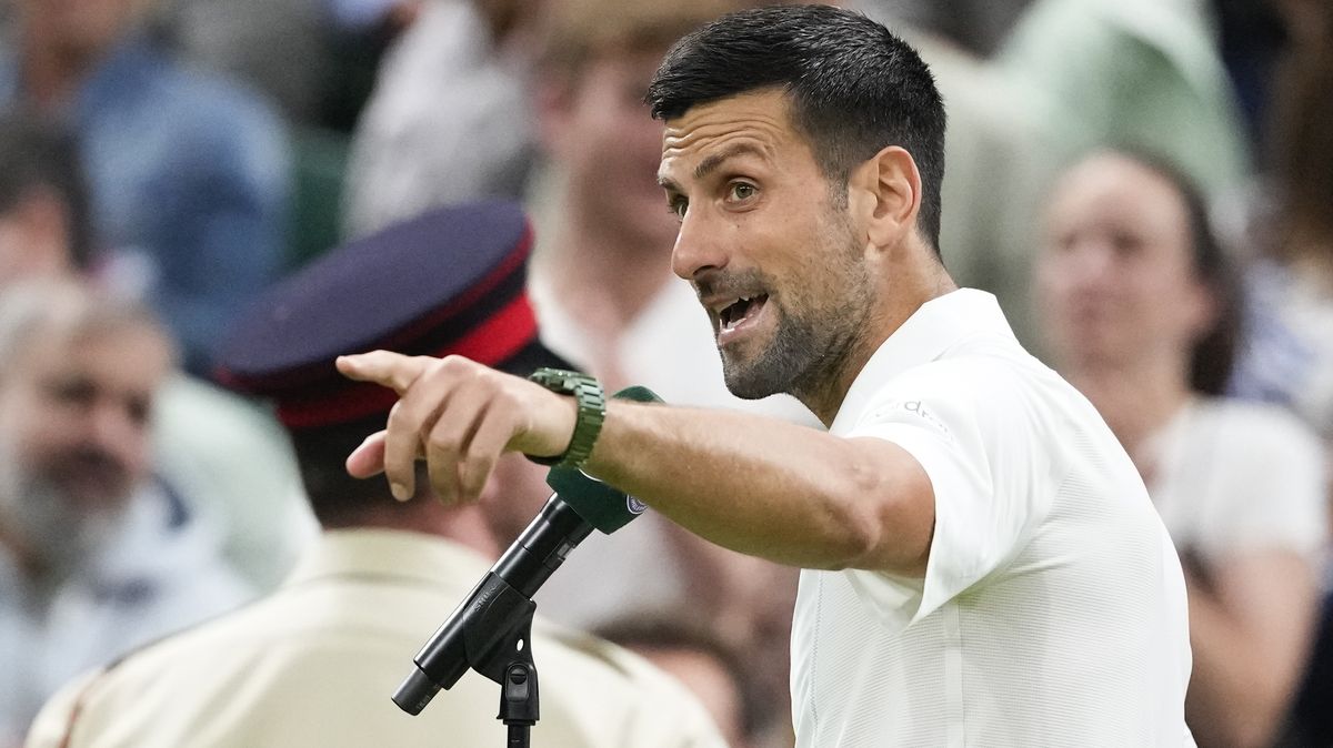 Djokovičův nechutný výlev: Na mě si nepřijdete, vzkázal wimbledonskému publiku