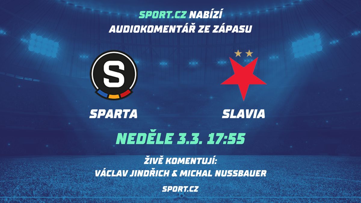 Druhé slavné derby v týdnu. Sport.cz nabídne další audiokomentář z ligy