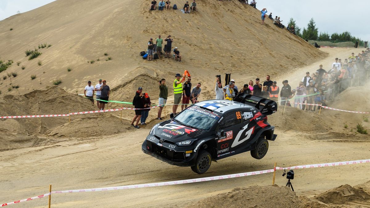 Rovanperä ovládl Lotyšskou rallye