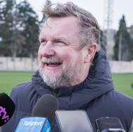 Trenér Zlína Pavel Vrba během soustředění na Maltě.