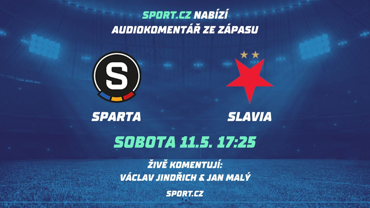 Bitva sezony. Nakročí Sparta k titulu, nebo Slavia zamíchá kartami? Sport.cz nabídne audiokomentář z ligy