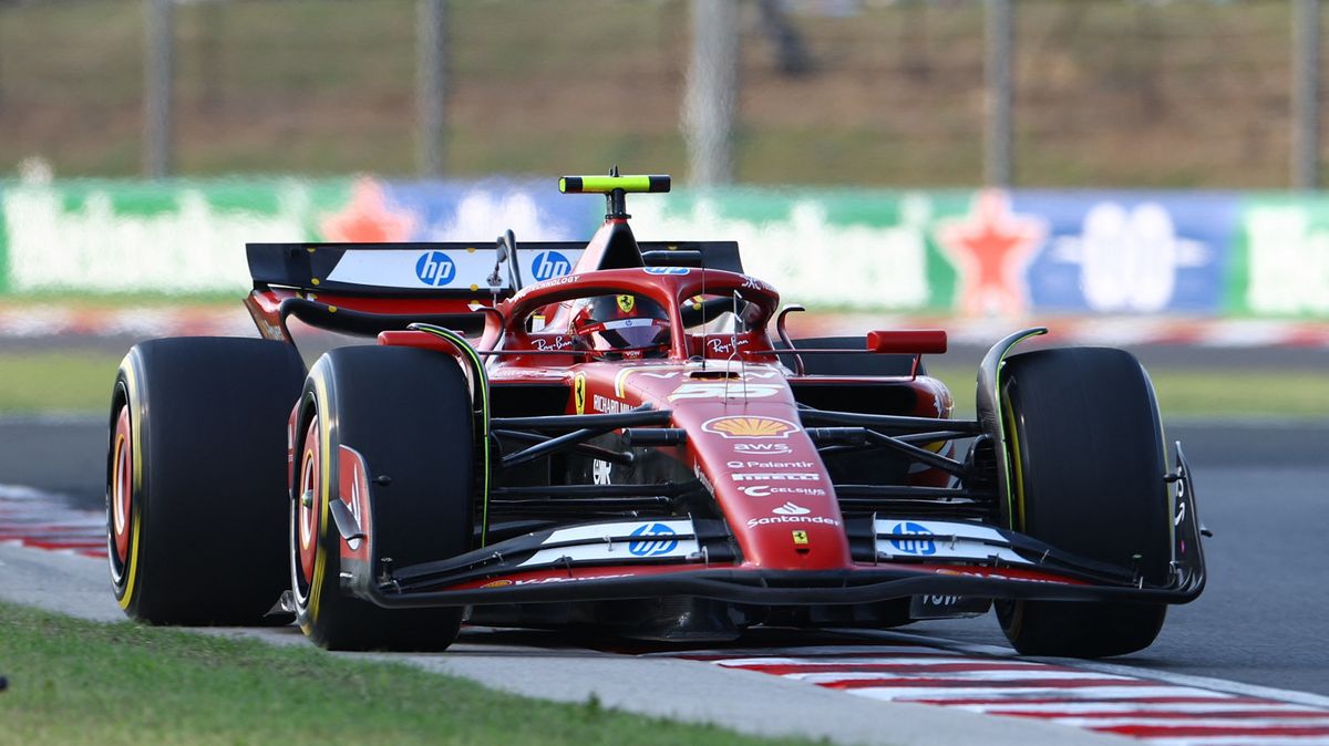 V úvodních trénincích F1 v Maďarsku byli nejrychlejší Sainz a Norris