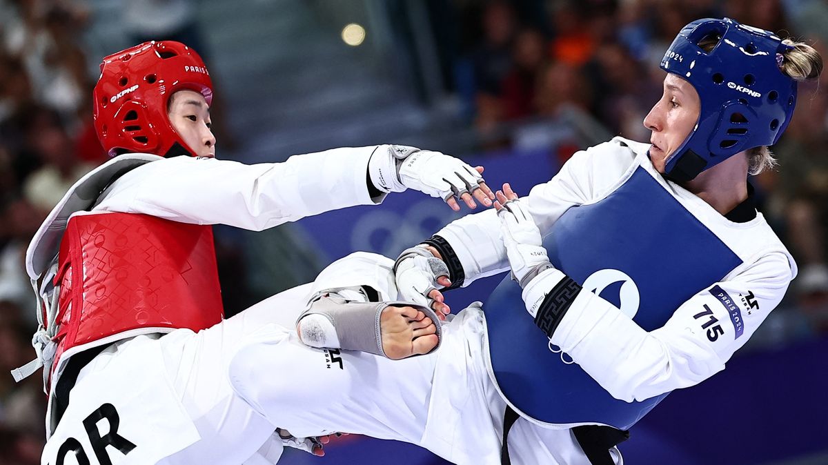 Taekwondistka Štolbová s favoritkou těsně prohrála a musí doufat v opravy