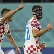 Chorvatský reprezentant Josko Gvardiol slaví gól v ukání o 3. místo na MS v Kataru.