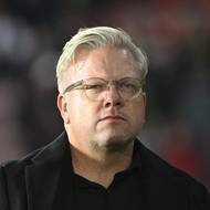 Lars Friis během utkání se Zbrojovkou Brno