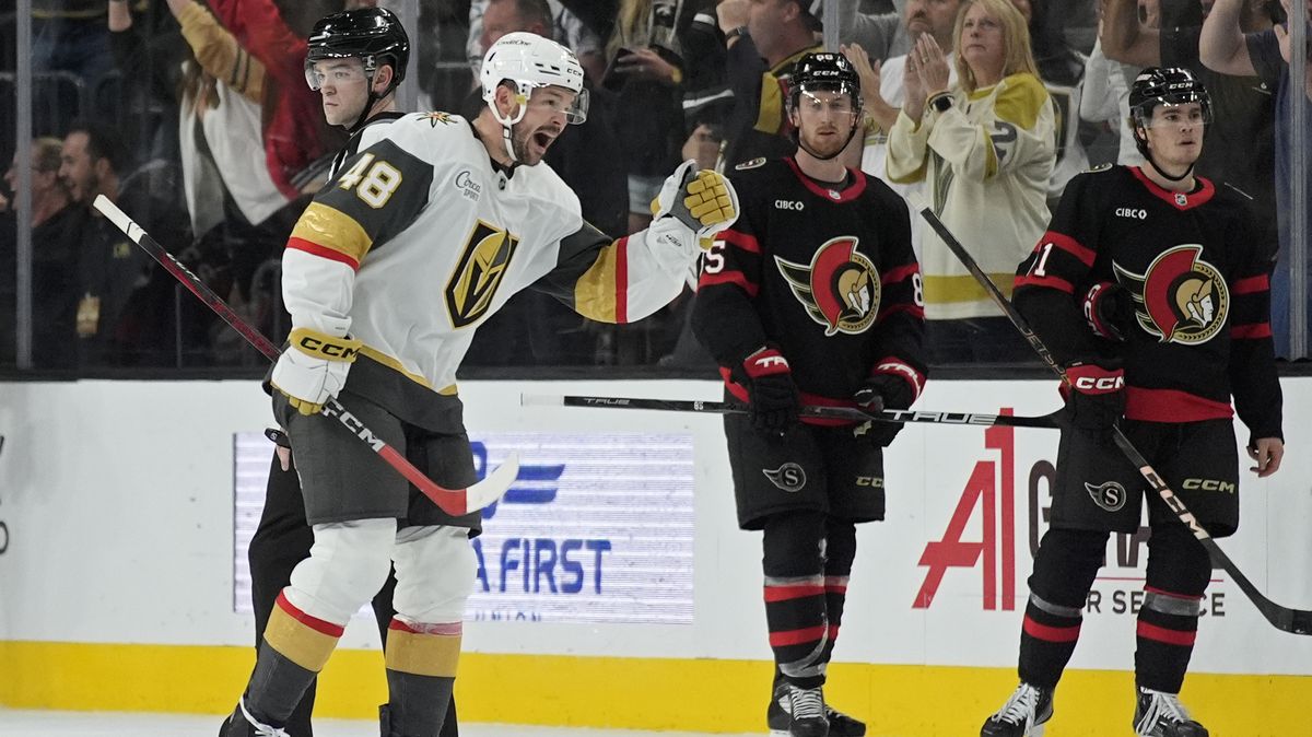 Hertl nastartoval obrat Vegas, Mrázek nezabránil další prohře Chicaga
