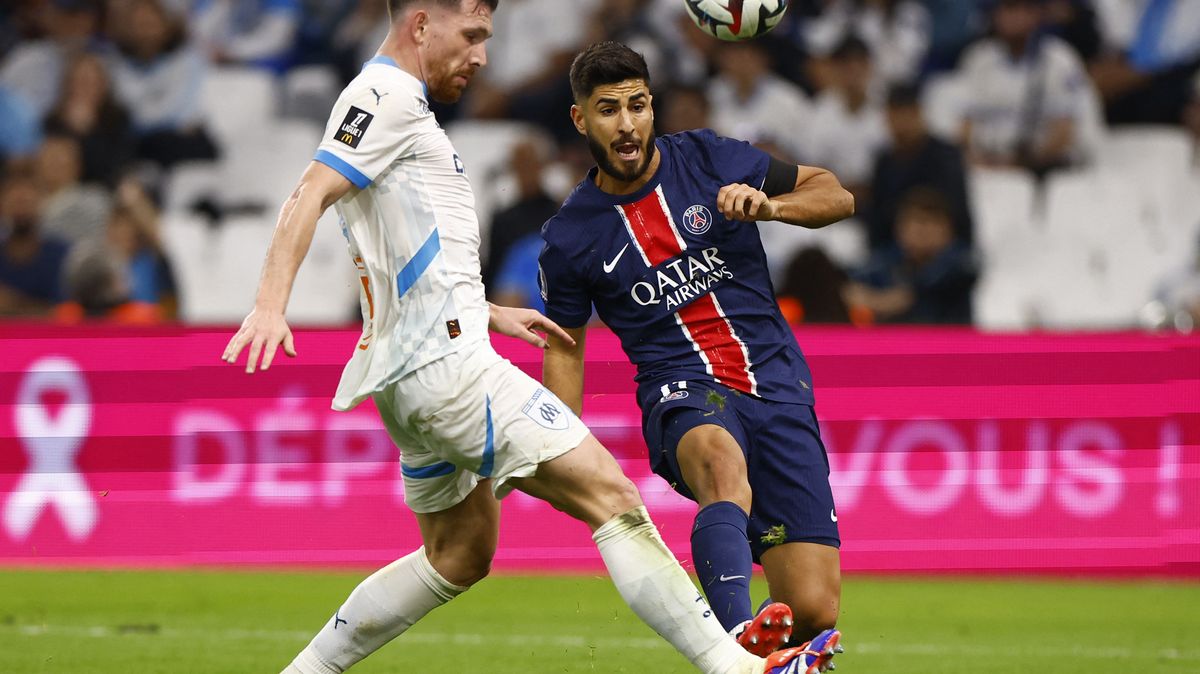 Fotbalisté PSG vyhráli v Marseille a vedou tabulku o tři body