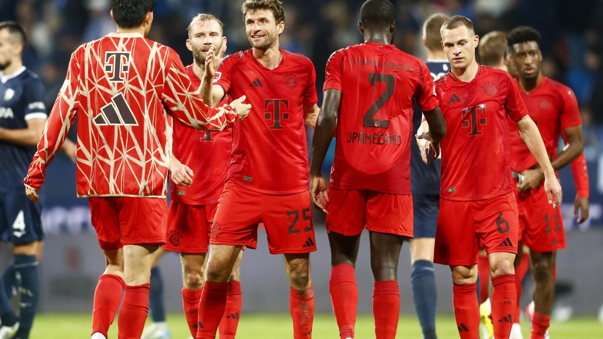 Bayern deklasoval poslední Bochum a vede tabulku