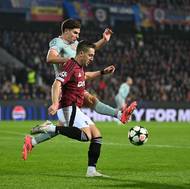 Utkání ligové fáze Ligy mistrů, AC Sparta Praha - Atlético Madrid.
