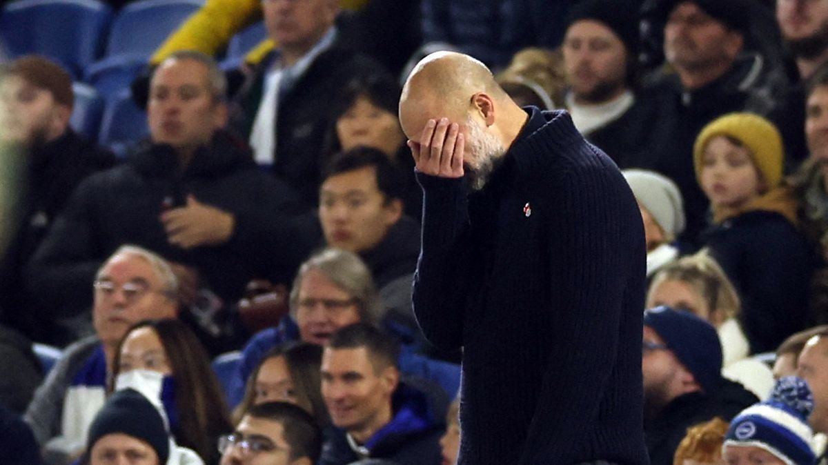 Žalostný výkon! City čelí kritice, Guardiola takovou sérii proher ještě nezažil