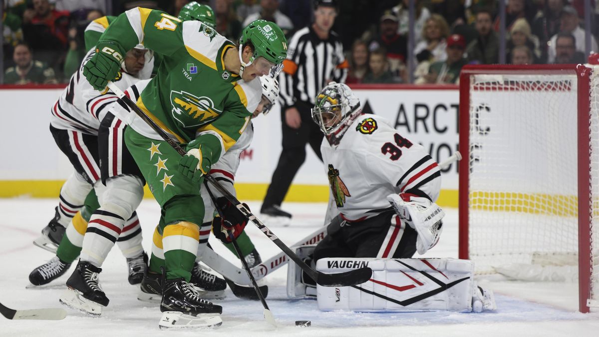 Brankář Mrázek nezabránil obratu Minnesoty, dva góly dostal v rozmezí 17 sekund