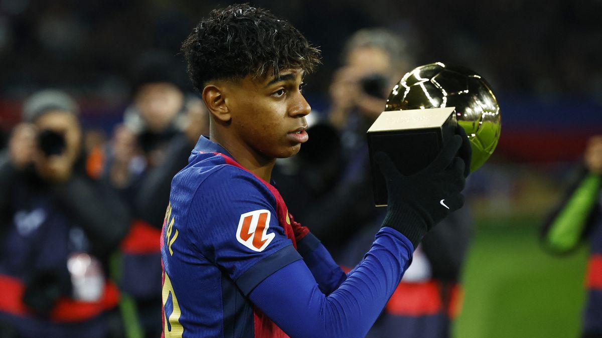 Yamal získal ocenění Zlatý chlapec pro nejlepšího mladého fotbalistu