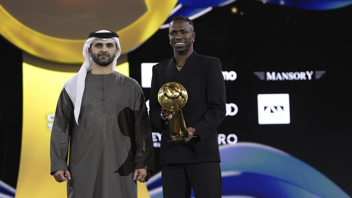Vinícius Júnior ovládl ceny Globe Soccer, je nejlepším hráčem i útočníkem