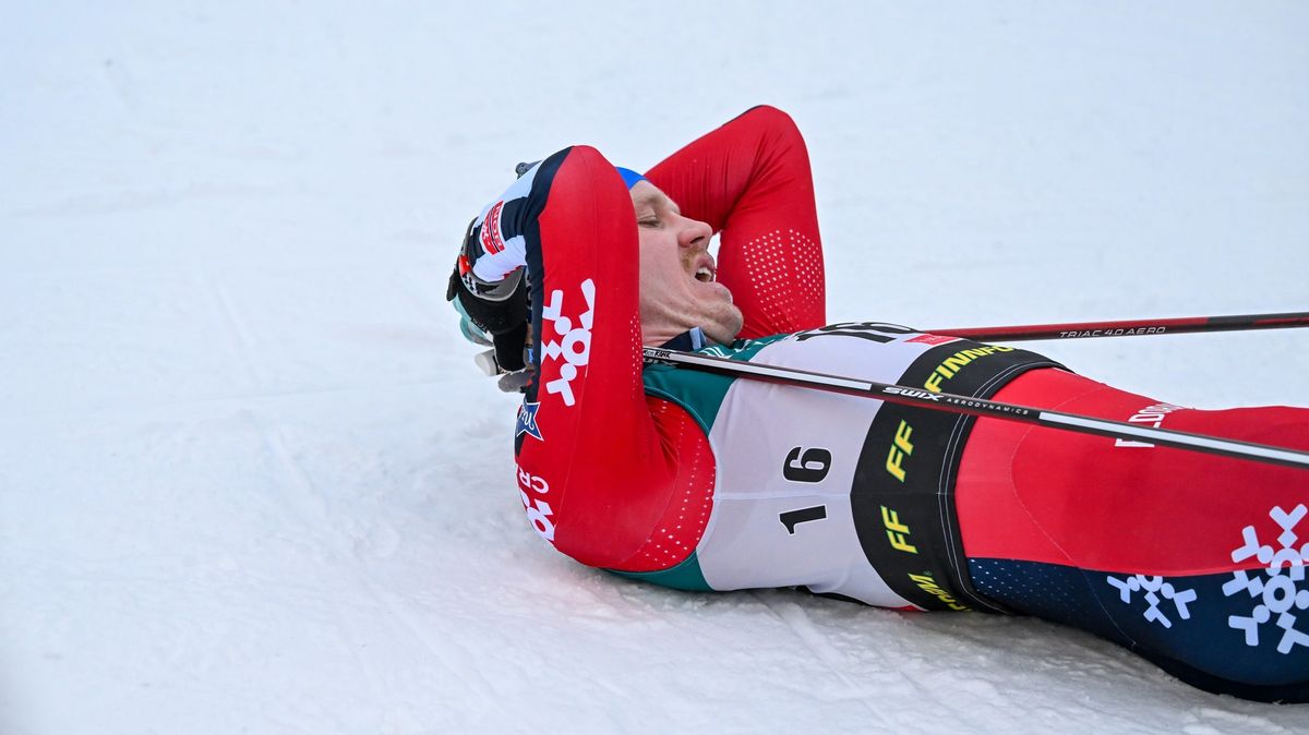 Zvracel, kudy chodil. Norského lyžaře přesto dělila necelá sekunda od zlata