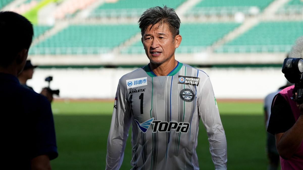 Japonský fotbalista Miura se chystá na 40. sezonu, bude hrát i v 58 letech