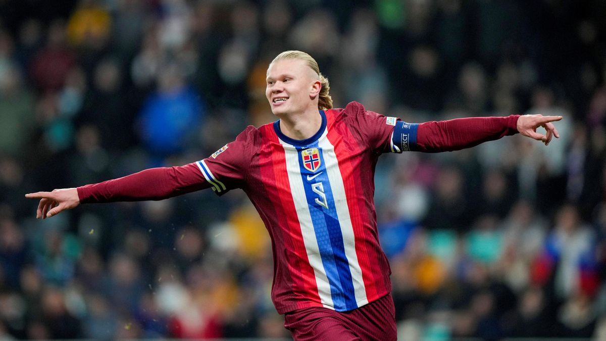 Anglie a Norsko slaví postup do elitní Ligy národů, Haaland dal hattrick