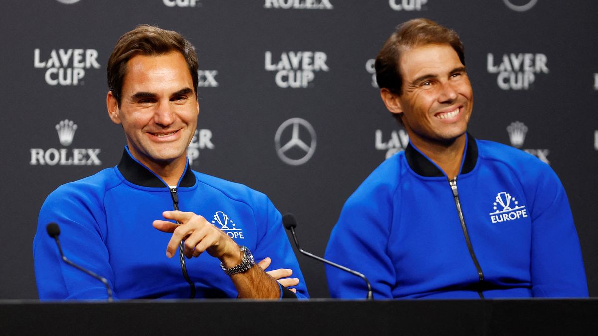 Díky tobě jsem si tenis užíval ještě víc, vzkázal Federer loučícímu se Nadalovi