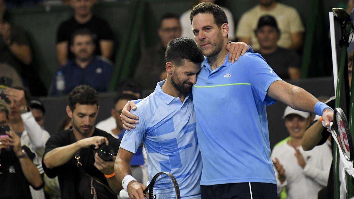 Del Potro se rozloučil s tenisem exhibičním vítězstvím nad Djokovičem