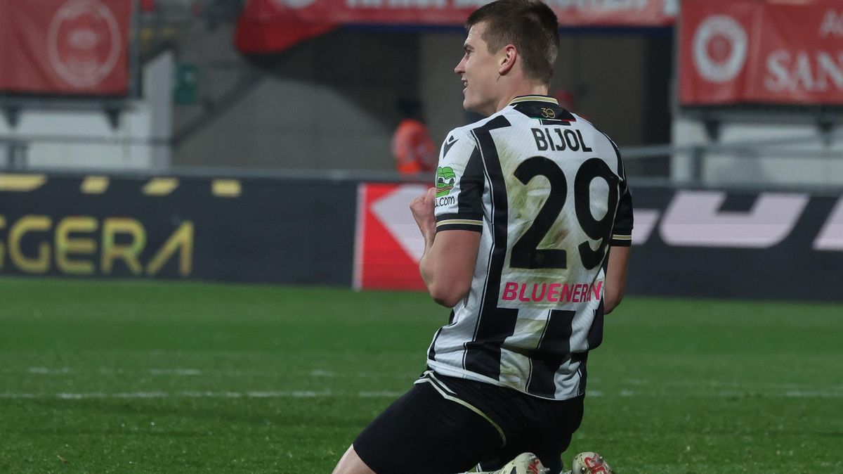 Fotbalisté Udine ukončili pětizápasovou sérii bez výhry