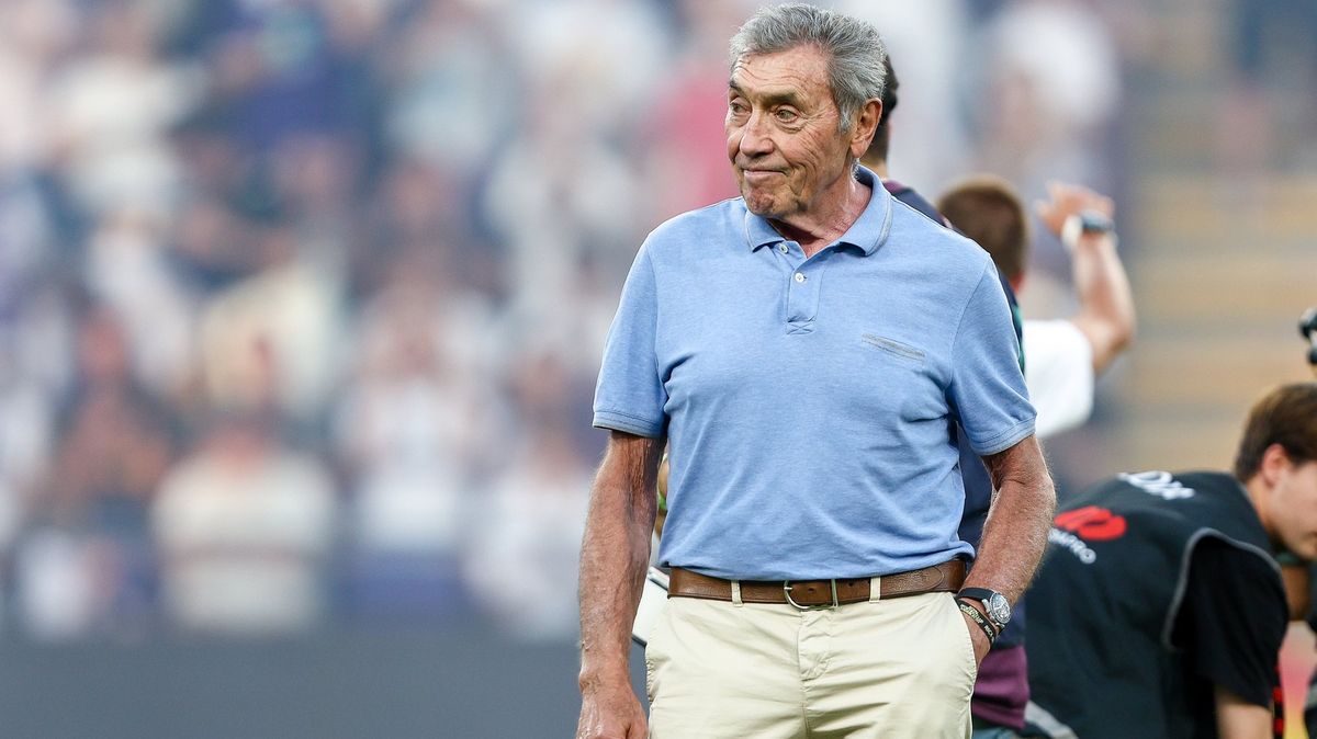 Pád, operace. Legendární cyklista Merckx si zlomil kyčel
