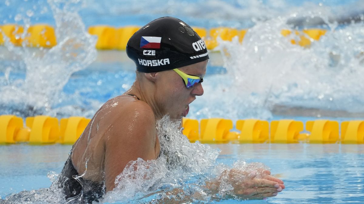 Horská v semifinále MS vyrovnala svůj český rekord na 100 m prsa, do finále ale nepostoupila