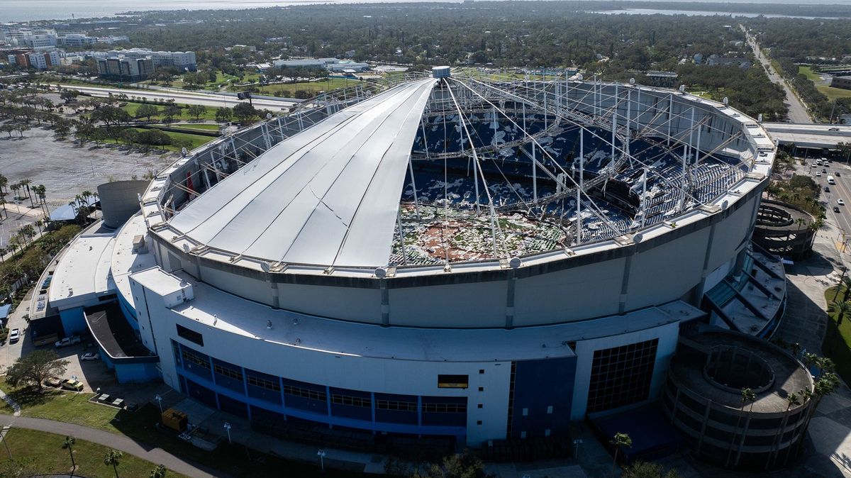 Baseballisté Tampy Bay nebudou mít kvůli hurikánu minimálně rok stadion