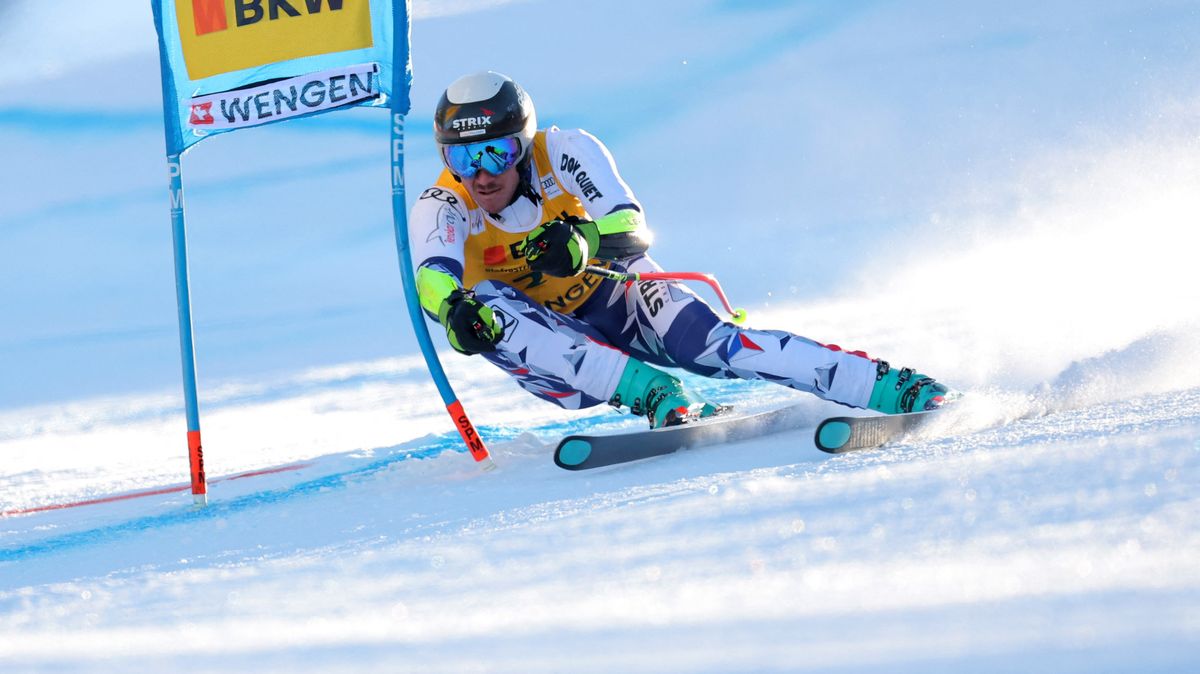Zabystřan skončil 17. v super-G ve Wengenu, vyhrál Švýcar Von Allmen