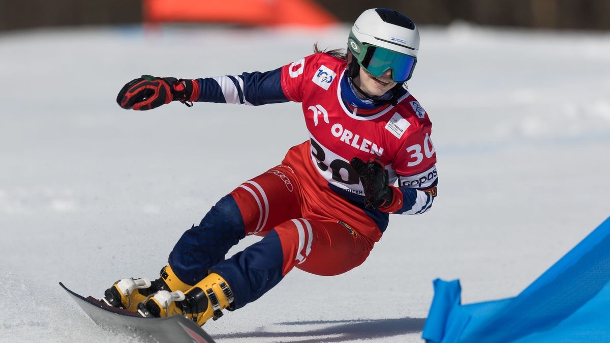 Snowboardistka Maděrová vypadla ve slalomu v Bad Gasteinu v osmifinále