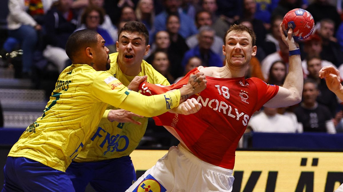 Dánští házenkáři jsou po jasné výhře nad Brazílií v semifinále MS