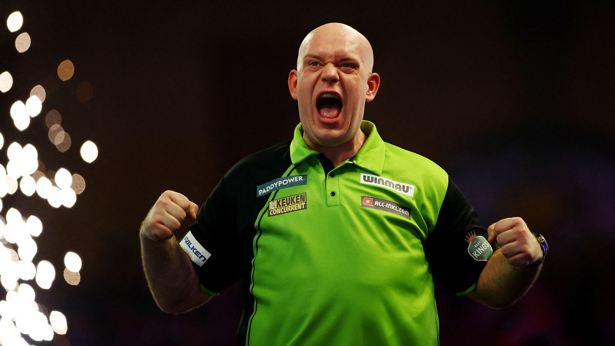 Van Gerwen je podeváté v kariéře v semifinále MS