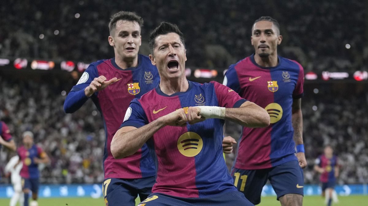 Barcelona ve finále španělského Superpoháru porazila Real