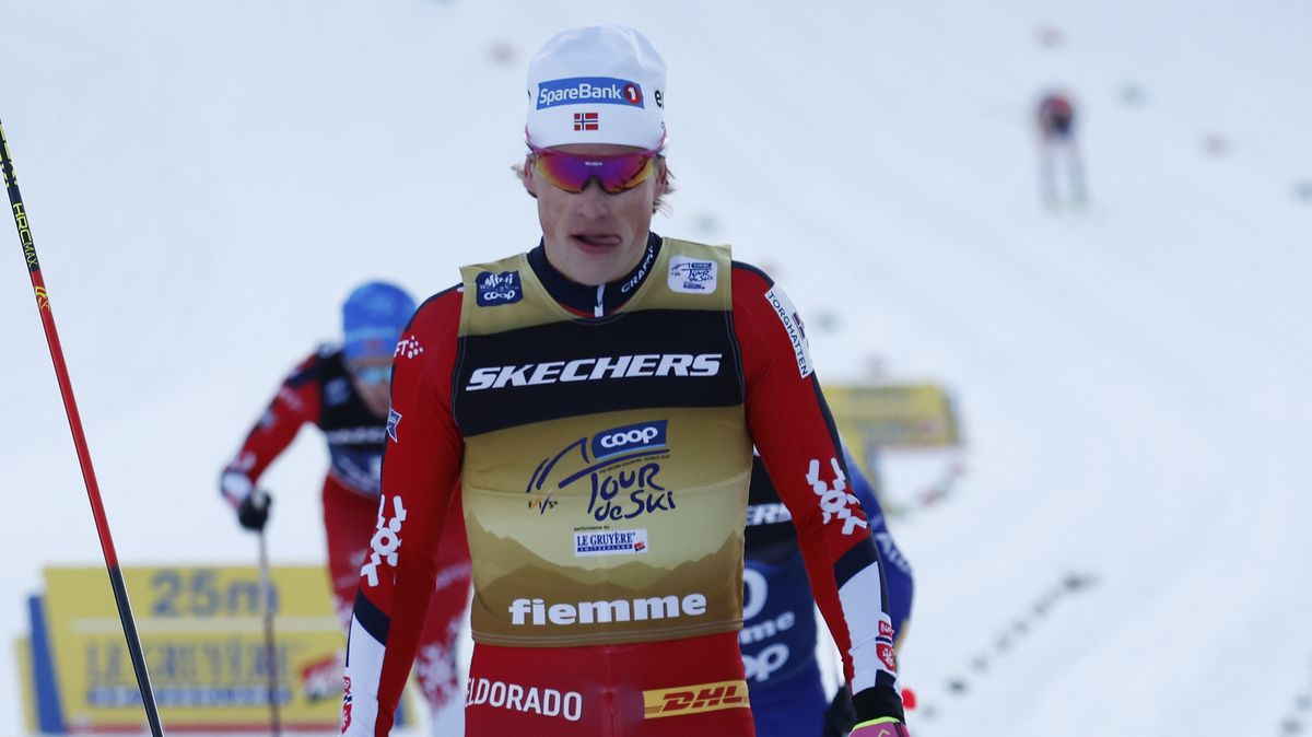 Sprinty ve Val di Fiemme vyhráli Fähndrichová a Klaebo, Janatová byla 24.
