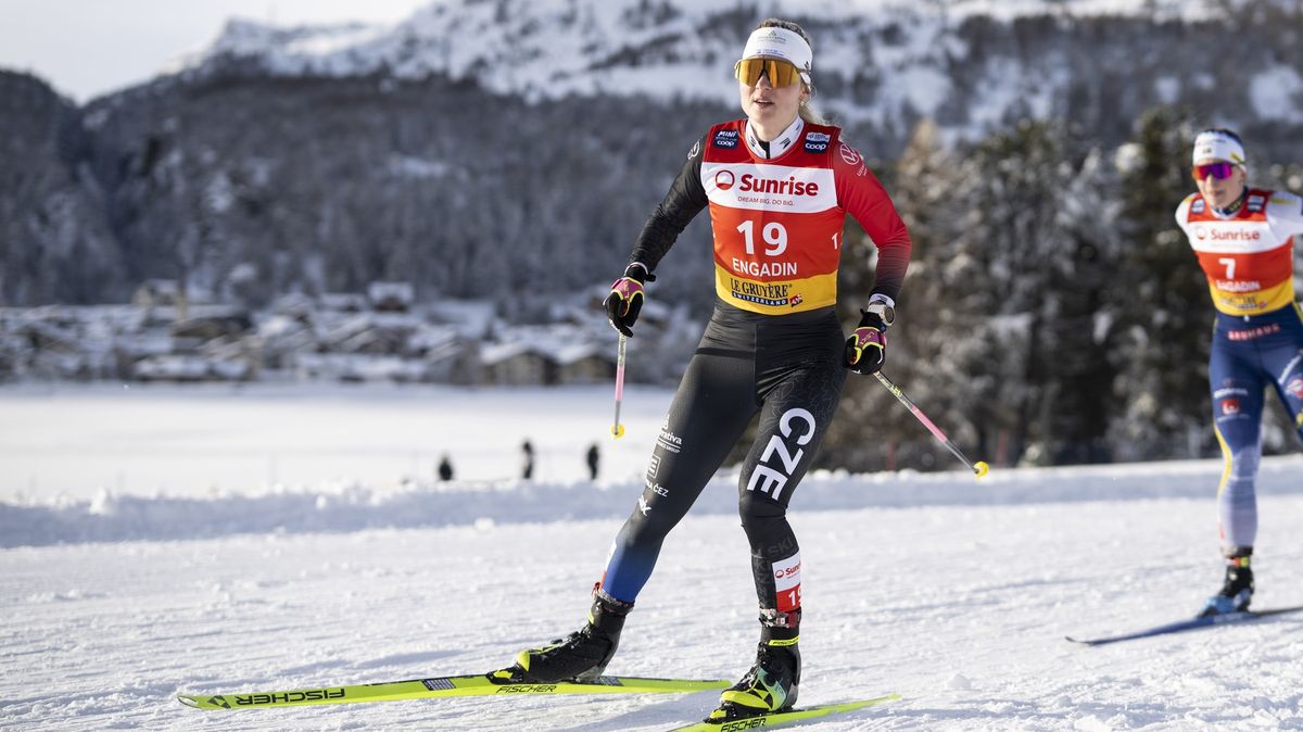 Janatová s Antošovou byly deváté ve sprintu dvojic v Cogne