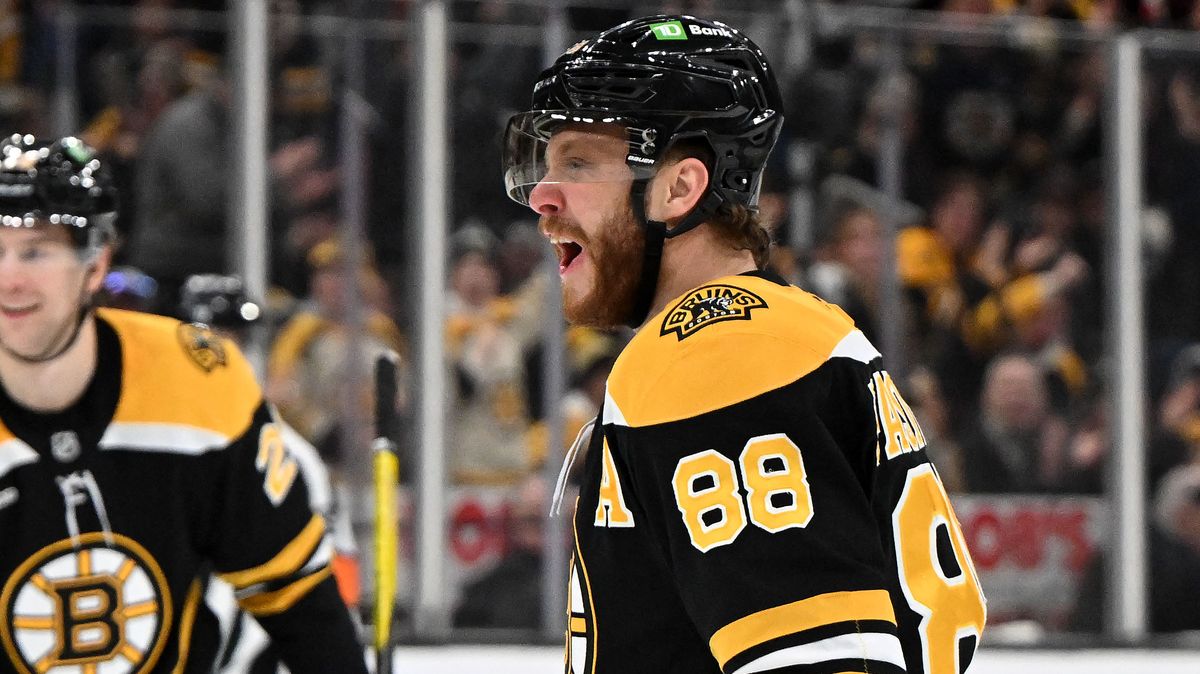Pastrňák hvězdou měsíce v NHL