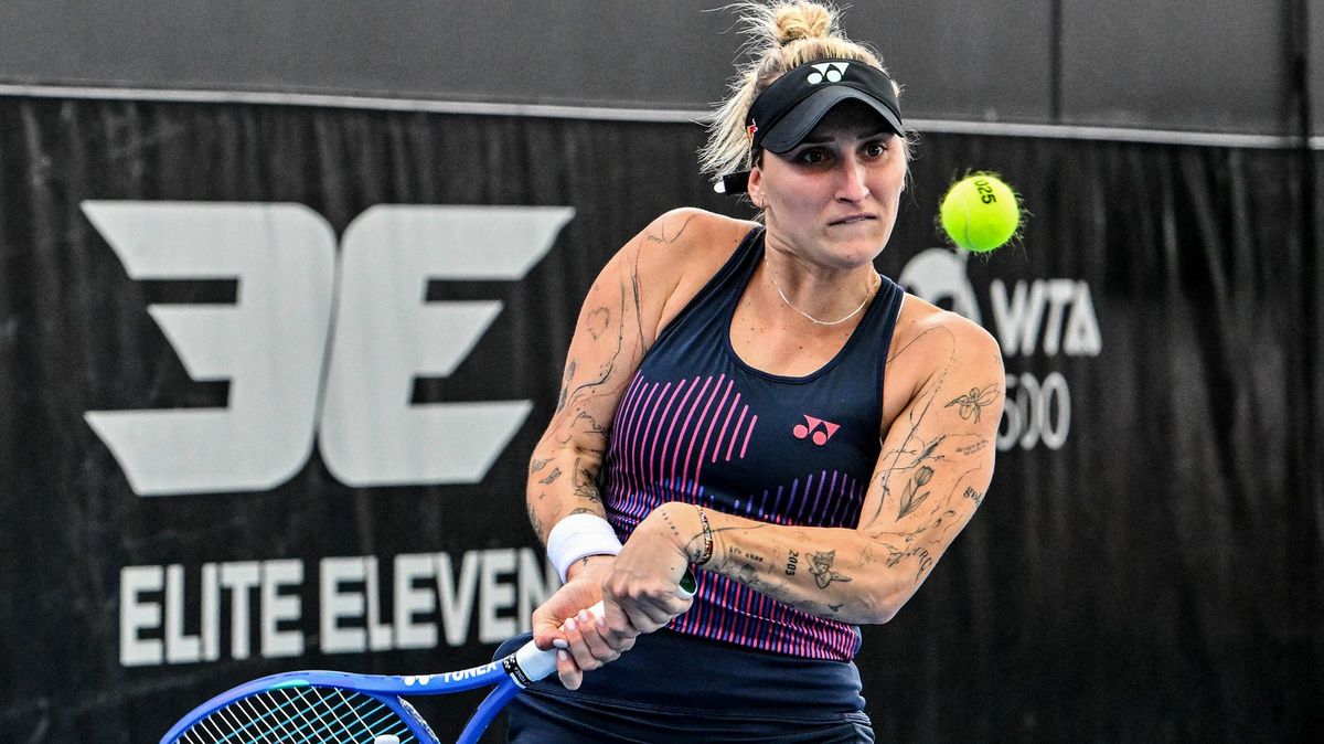 Vondroušová se po zranění stehna vrátí příští týden v Abú Zabí