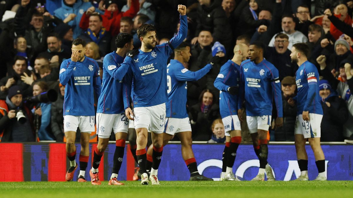 Černý trefil v derby dvakrát konstrukci, Rangers i tak přehráli Celtic