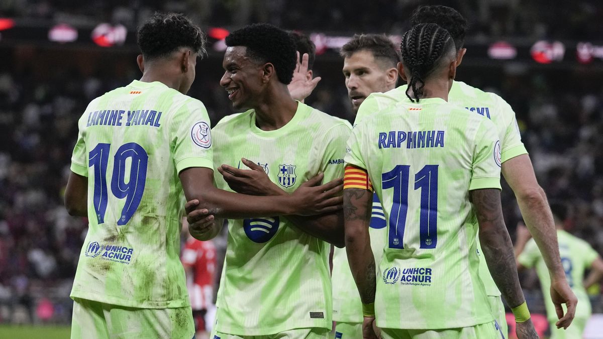 Fotbalisté Barcelony postoupili přes Bilbao do finále španělského Superpoháru