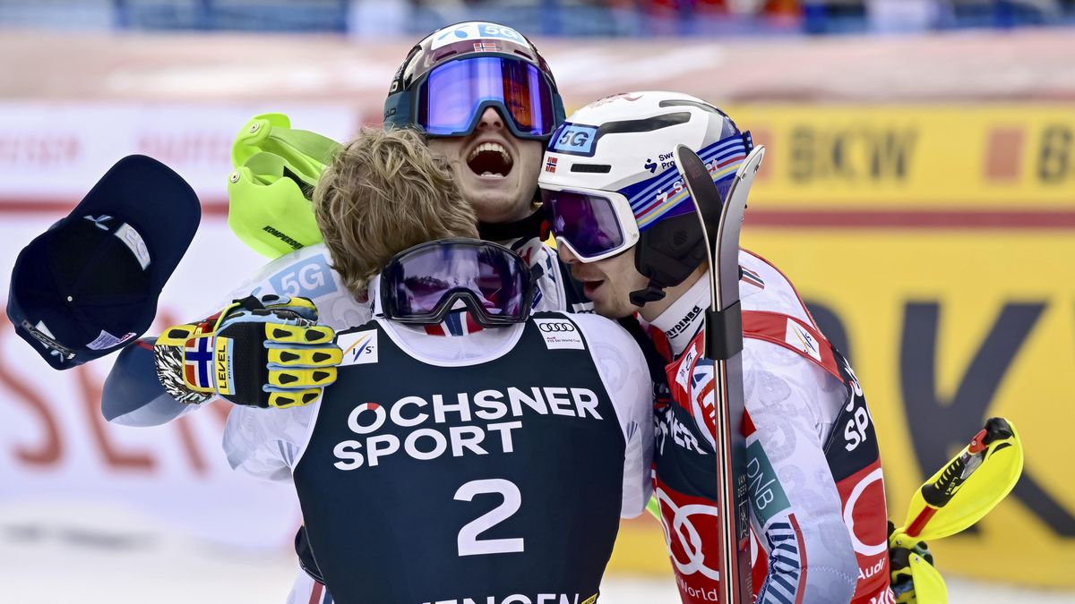 Slalom ve Wengenu ovládli Norové, vyhrál McGrath před Hauganem a Kristoffersenem