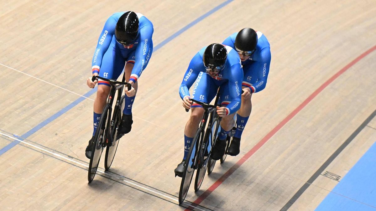 Čeští dráhaři skončili na ME v Belgii v týmovém sprintu čtvrtí