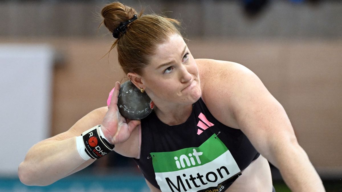 Koulařka Mittonová v Karlsruhe předvedla nejlepší halový výkon od roku 2013