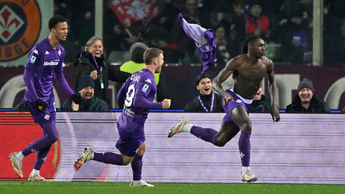 Fiorentina v dohrávce po kolapsu Boveho porazila Inter Milán