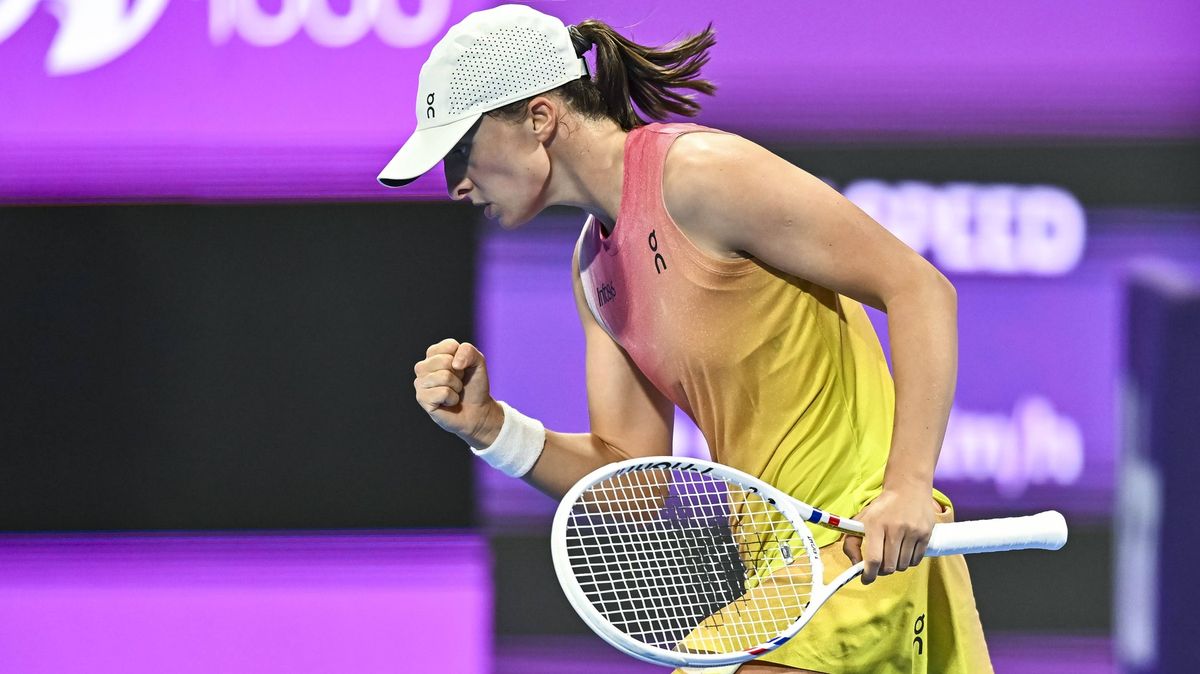 Šwiateková vyhrála v Dauhá 15. zápas v řadě a dál útočí na čtvrtý titul