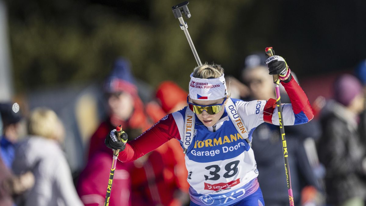 Průměrný závod. Voborníková výrazně vylepšila sprint, ale radostí neskákala